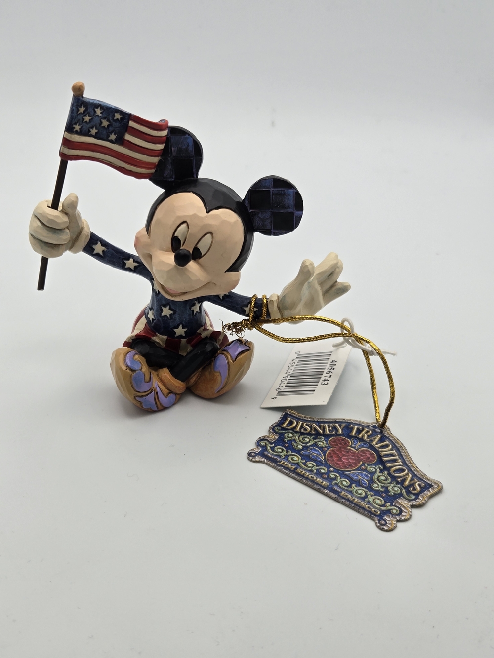 Jim Shore Disney Mickey Mouse Figurine in Red, Blue and Cream